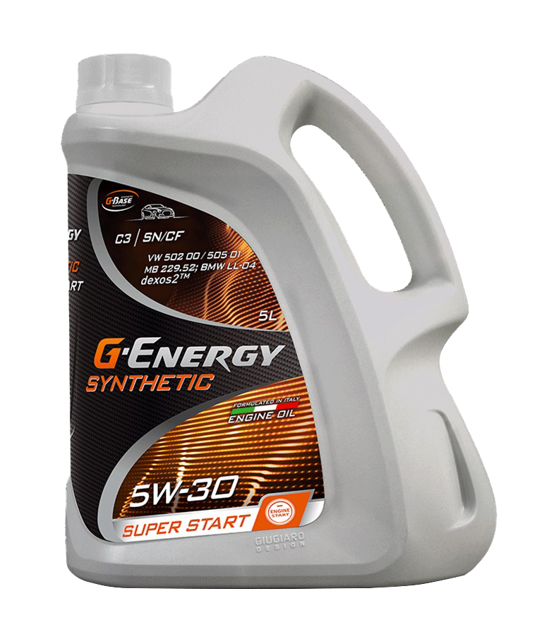 Моторное масло G-Energy Synthetic Super Start SAE 5W-30, 5л (G-ENERGY: 2531424011)